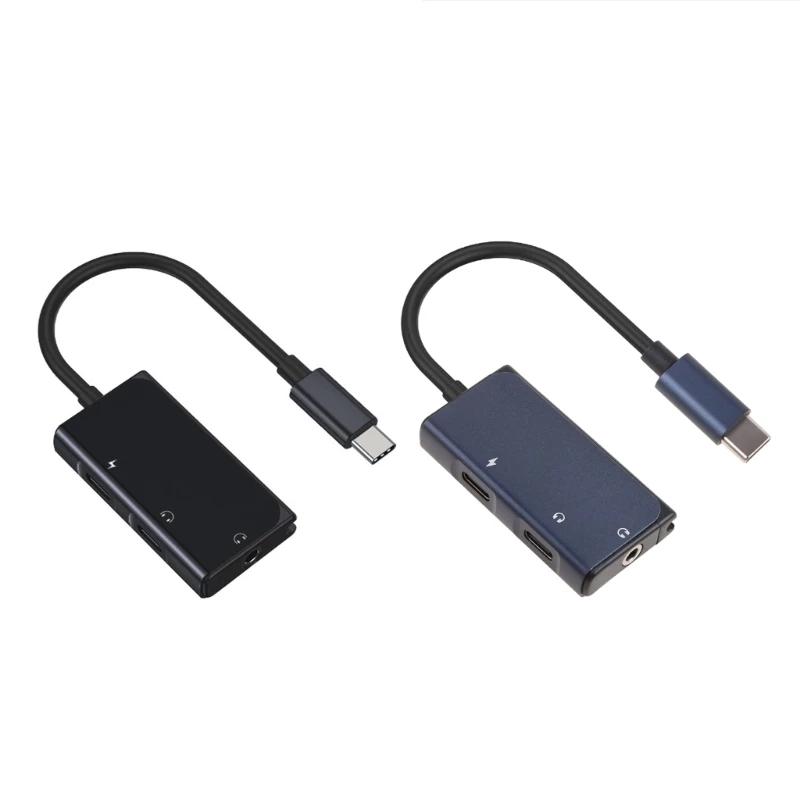 3 in 1 Type-C USB C PD  Ʈ 3.5mm Aux  Ʈ PD60W  